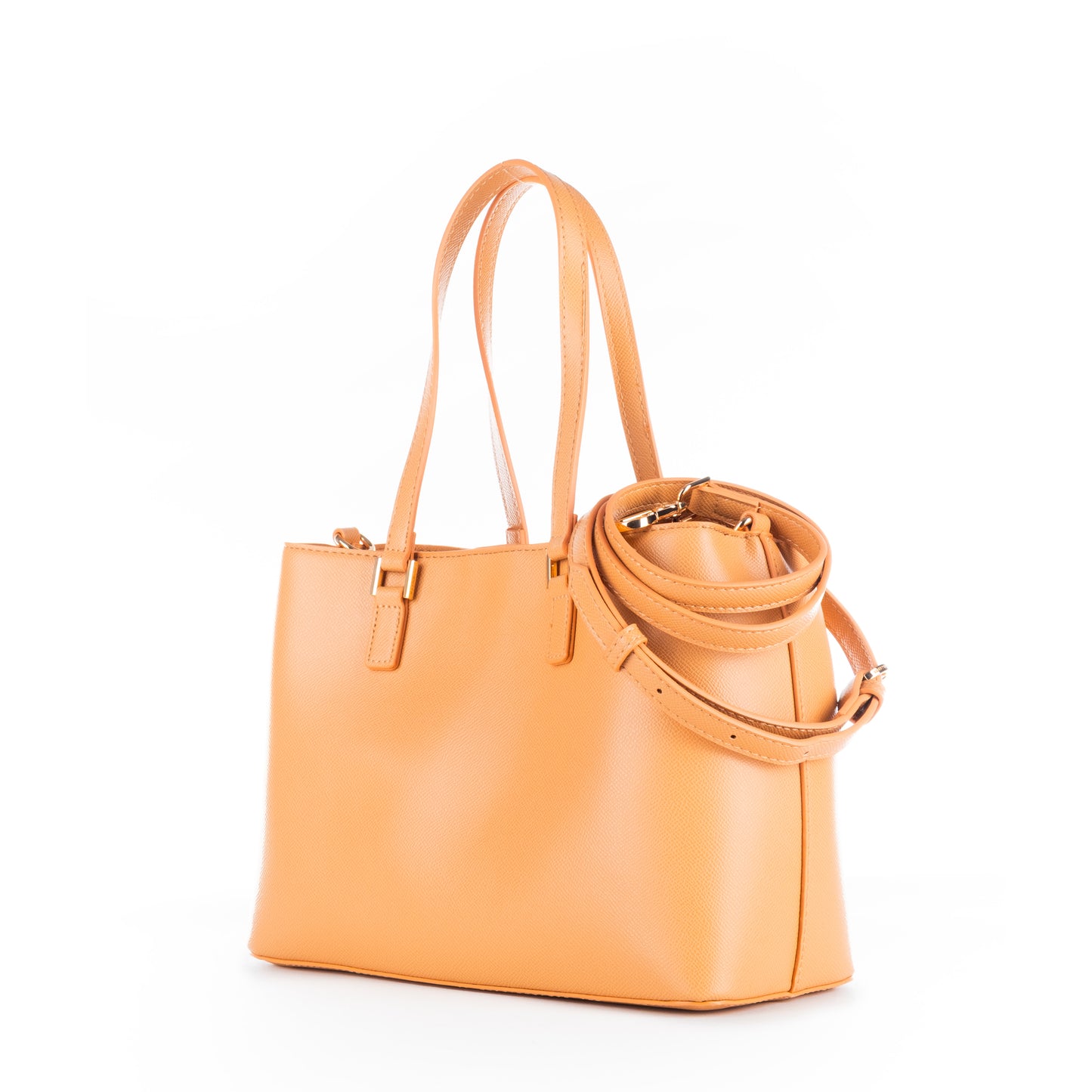Bolsa Tote U.S. Polo Assn. Bege com Logótipo Dourado e Alça Removível