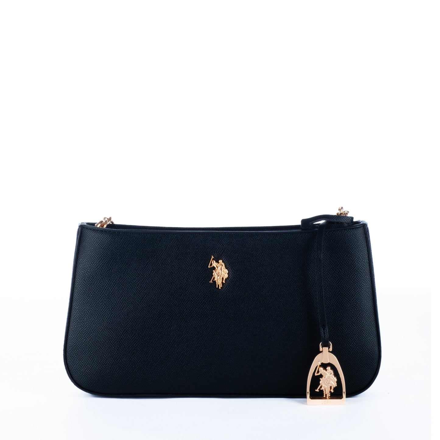 Bolsa Clutch Feminina Us Polo Preto Elegante