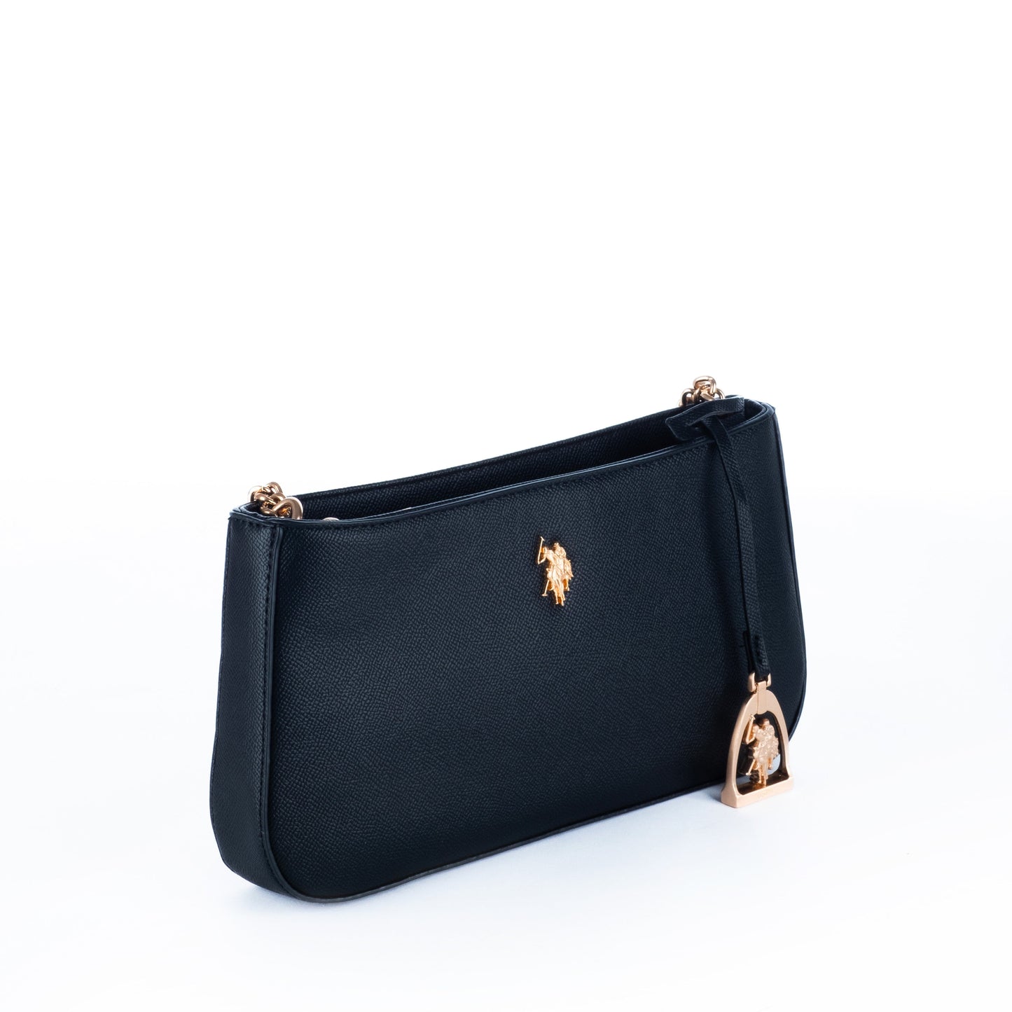 Bolsa Clutch Feminina Us Polo Preto Elegante