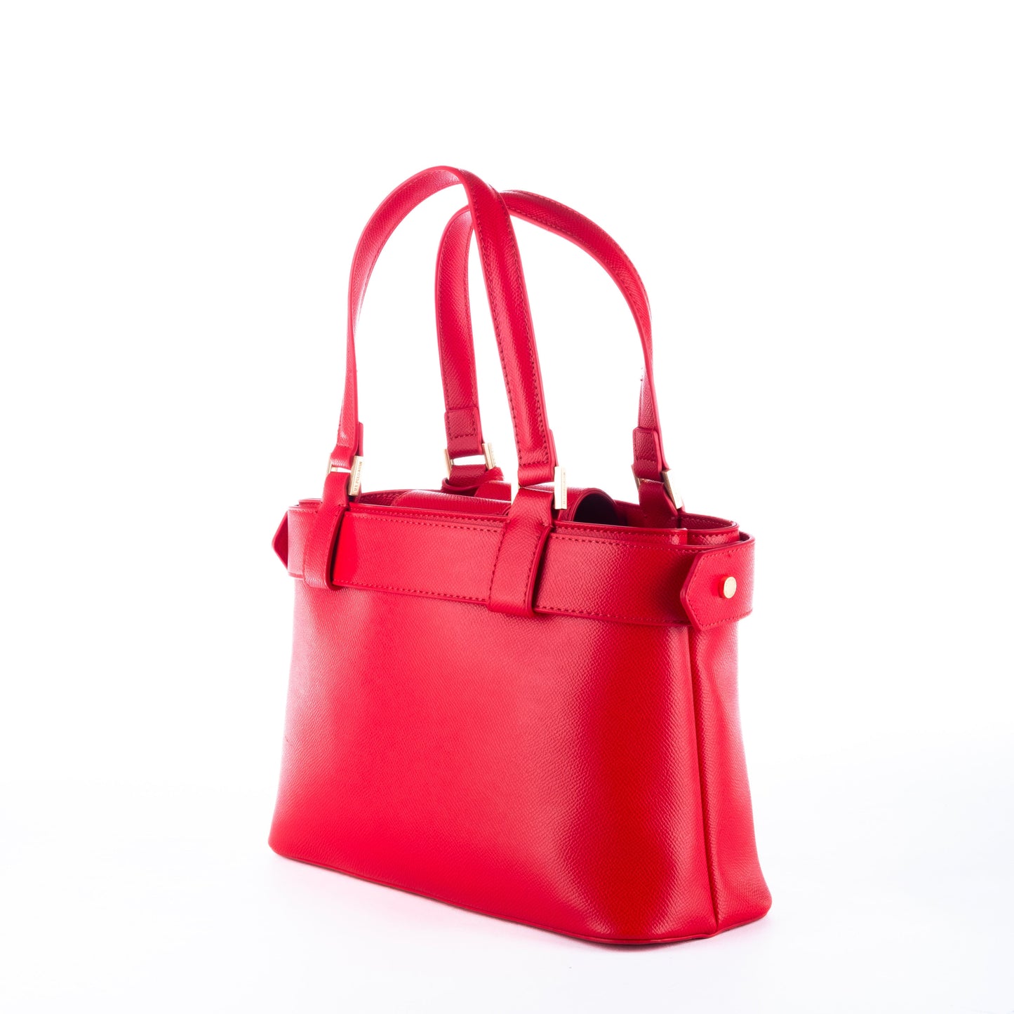 Bolsa Satchel Feminina US Polo Vermelha com Detalhes Elegantes