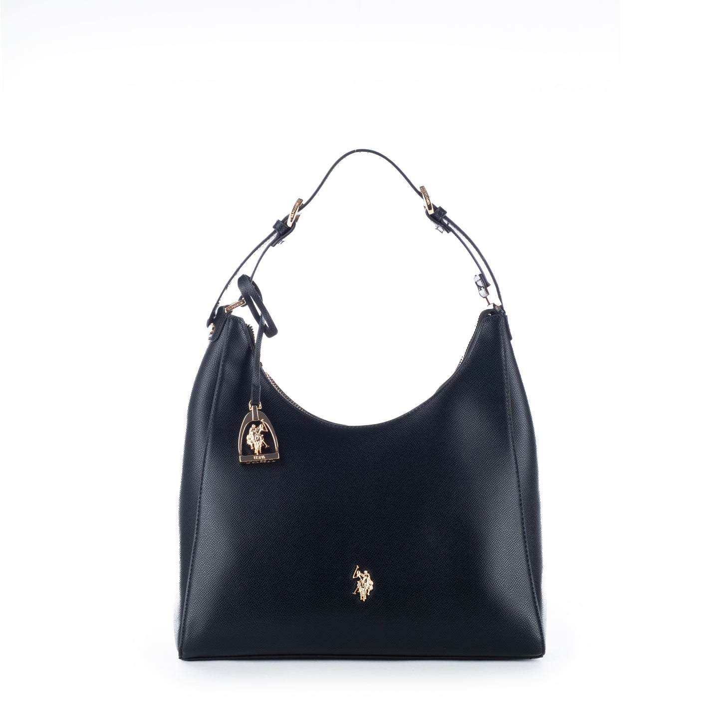 Bolsa de Ombro US Polo Preta - Elegante e Funcional