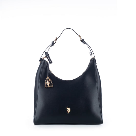 Bolsa de Ombro US Polo Preta - Elegante e Funcional