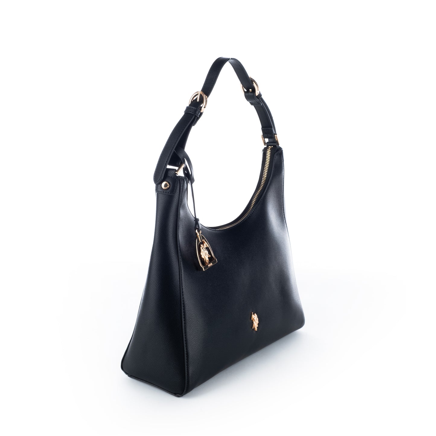 Bolsa de Ombro US Polo Preta - Elegante e Funcional