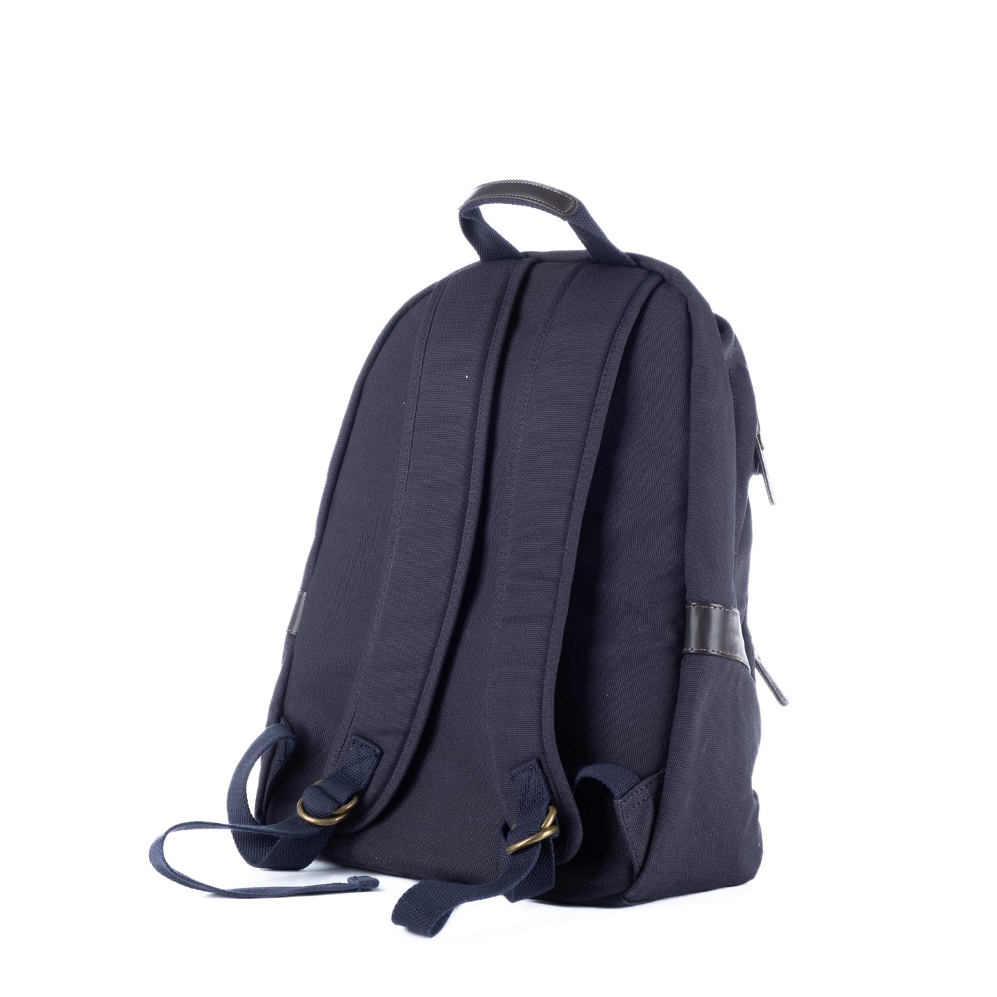Mochila Unisexo US Polo em Tecido Azul Escuro com Bolso Frontal e Alça Superior
