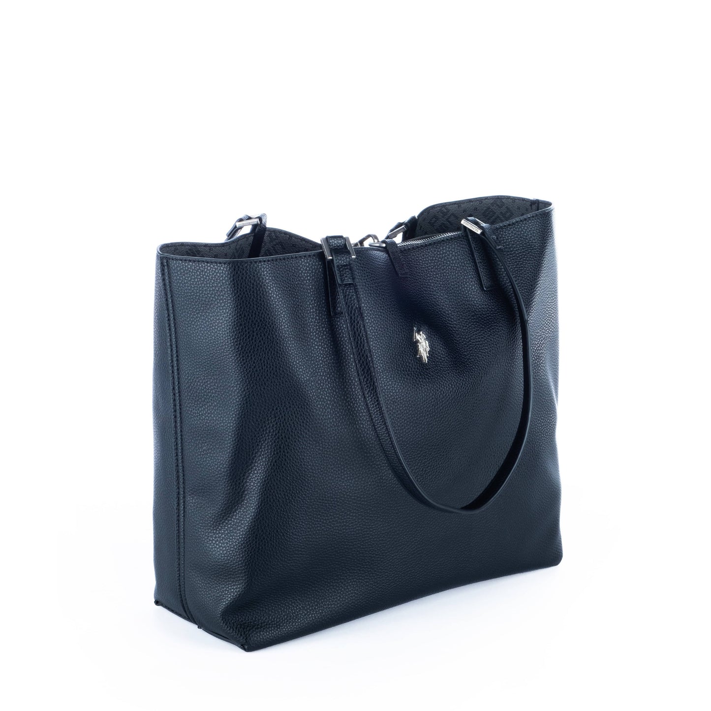 Bolsa Tote Feminina US Polo Preta - Elegância e Espaço