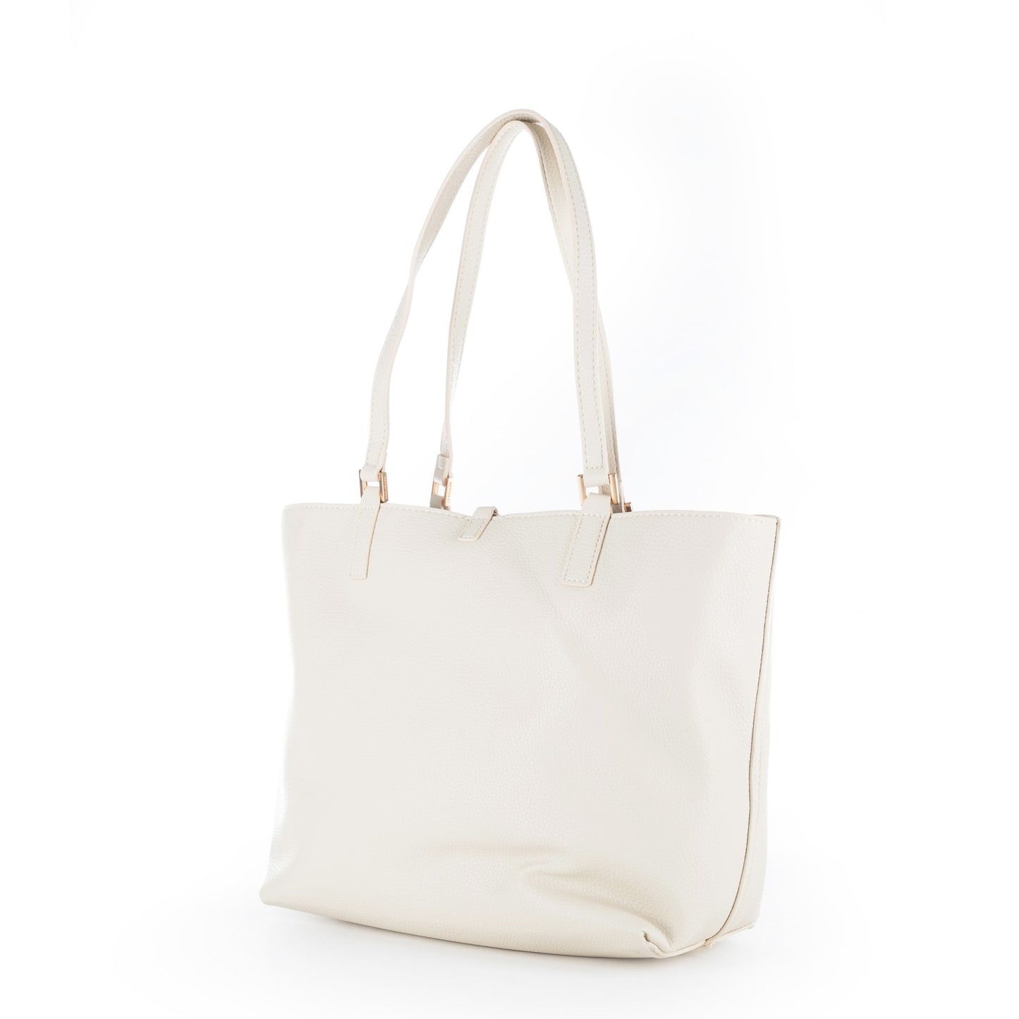 Bolsa Tote U.S. Polo Assn. Branco com Bolsa Removível e Logótipo Dourado