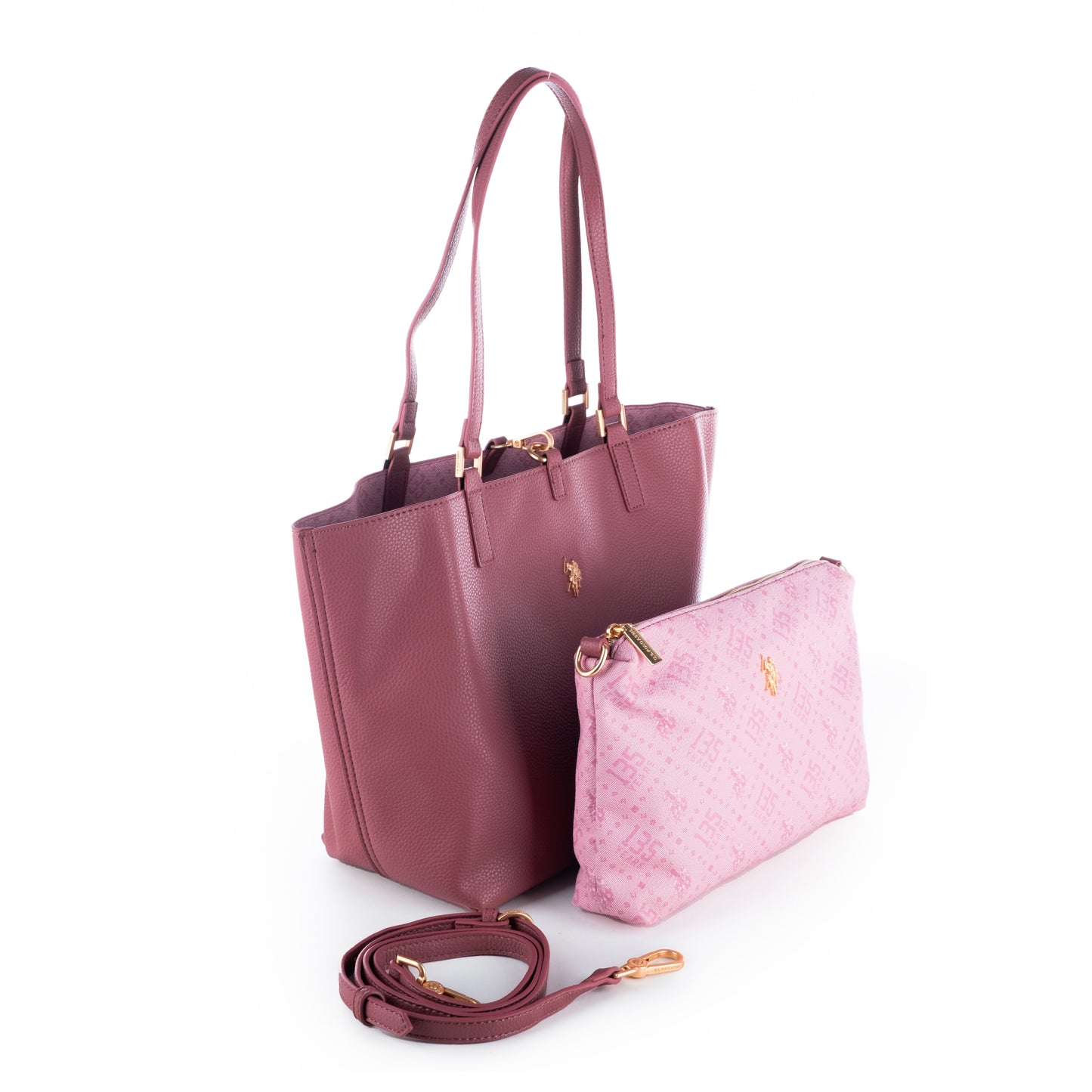 Bolsa Tote US Polo Rosa – Elegante e Prática