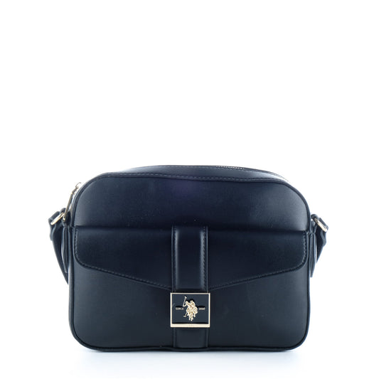 Bolsa Tiracolo U.S. Polo Assn. Azul Escuro com Logótipo Metálico Frontal