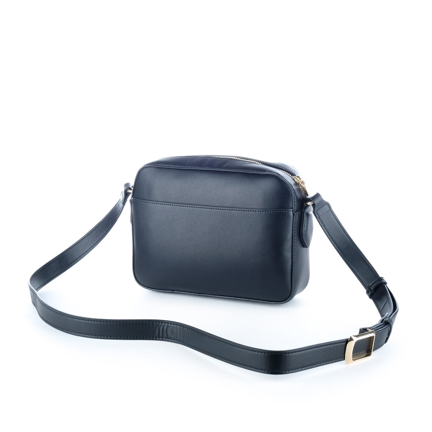 Bolsa Tiracolo U.S. Polo Assn. Azul Escuro com Logótipo Metálico Frontal
