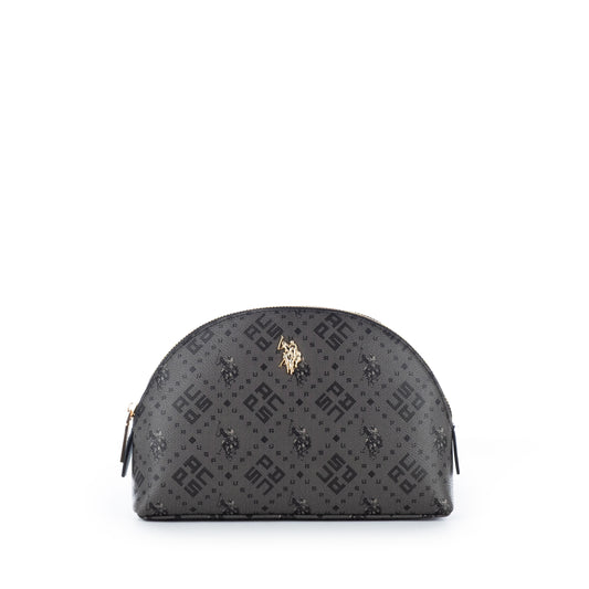 Bolsa Necessaire US Polo Cinza com Estampa