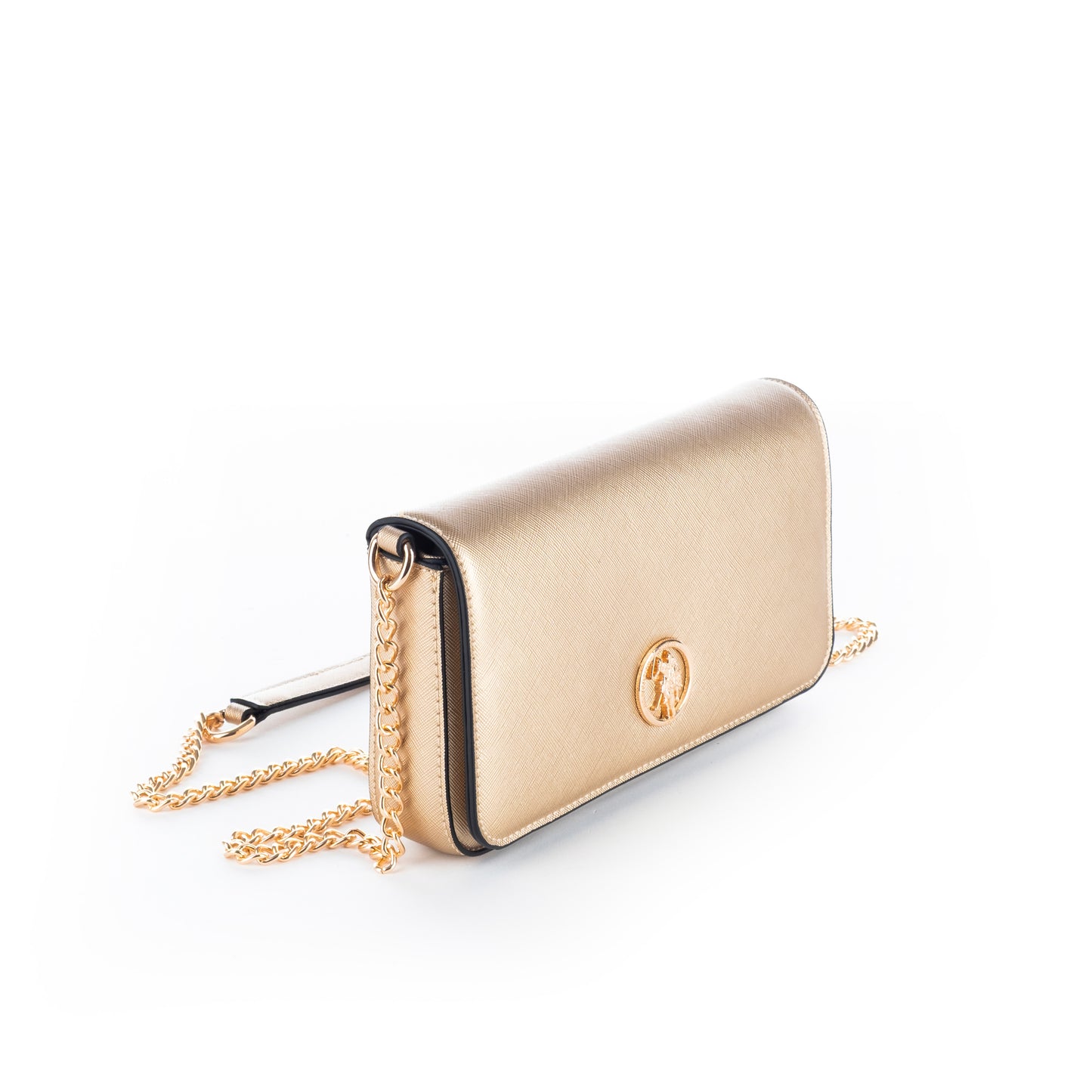 Bolsa Tiracolo Mulher US Polo em Dourado