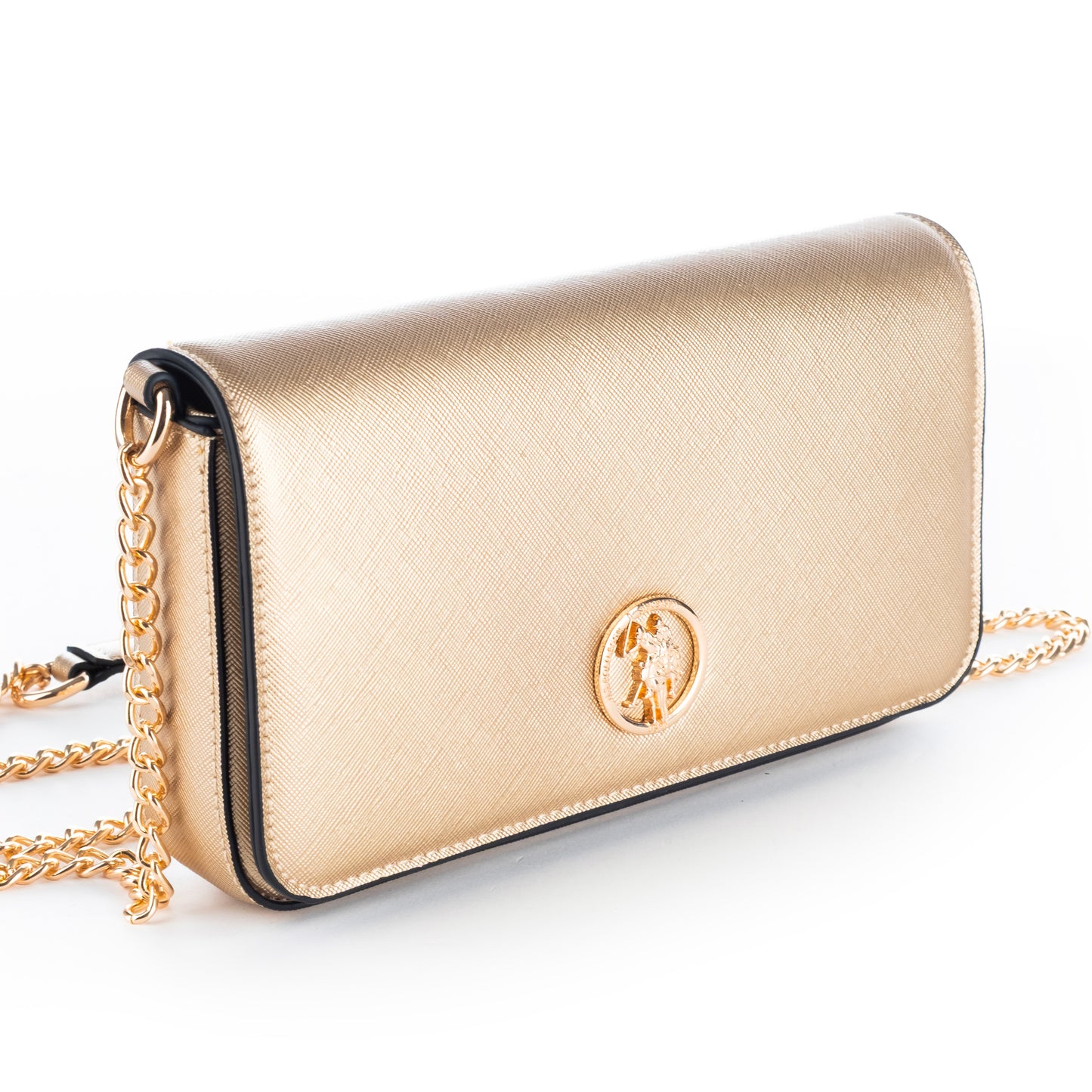 Bolsa Tiracolo Mulher US Polo em Dourado
