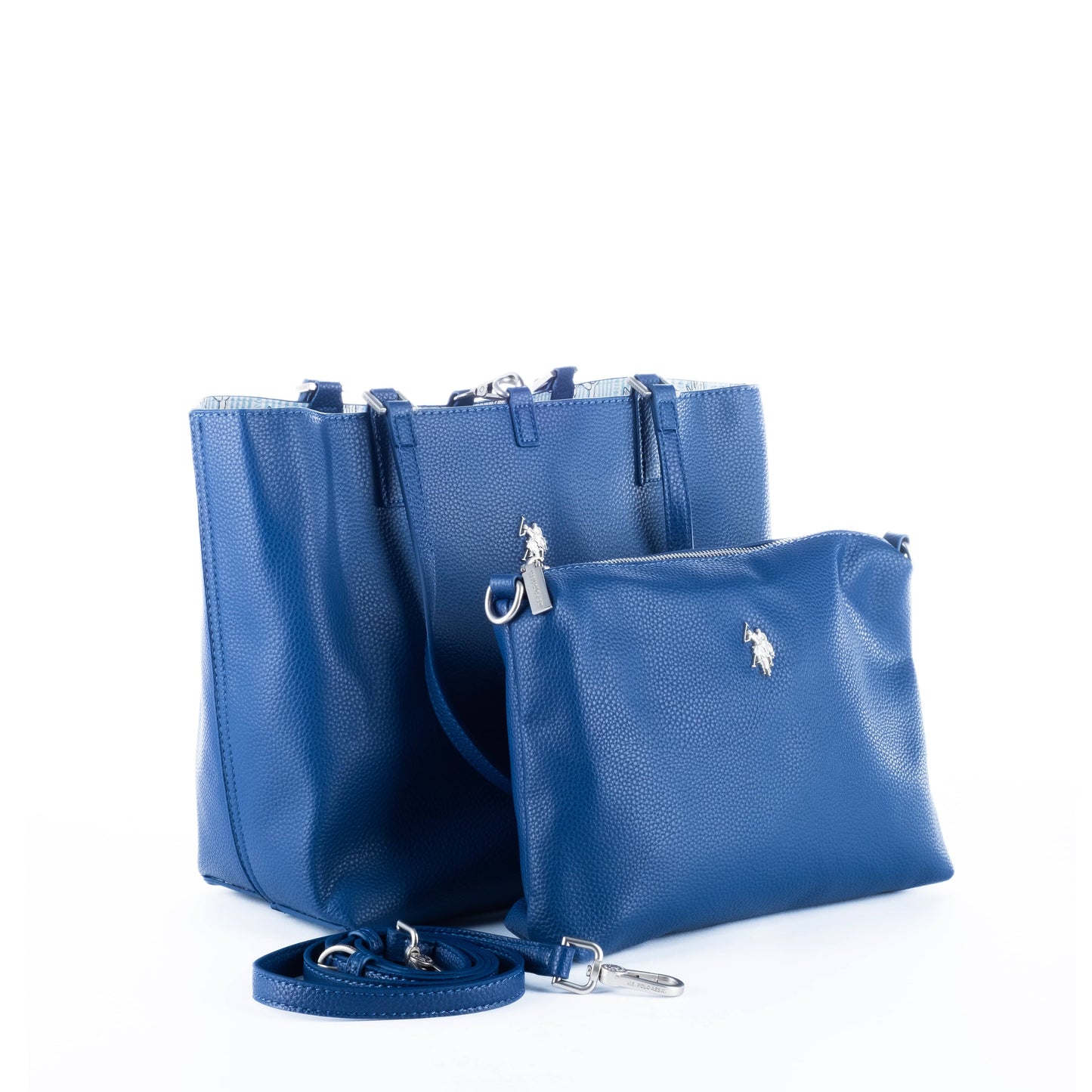 Bolsa Tote Azul Us Polo