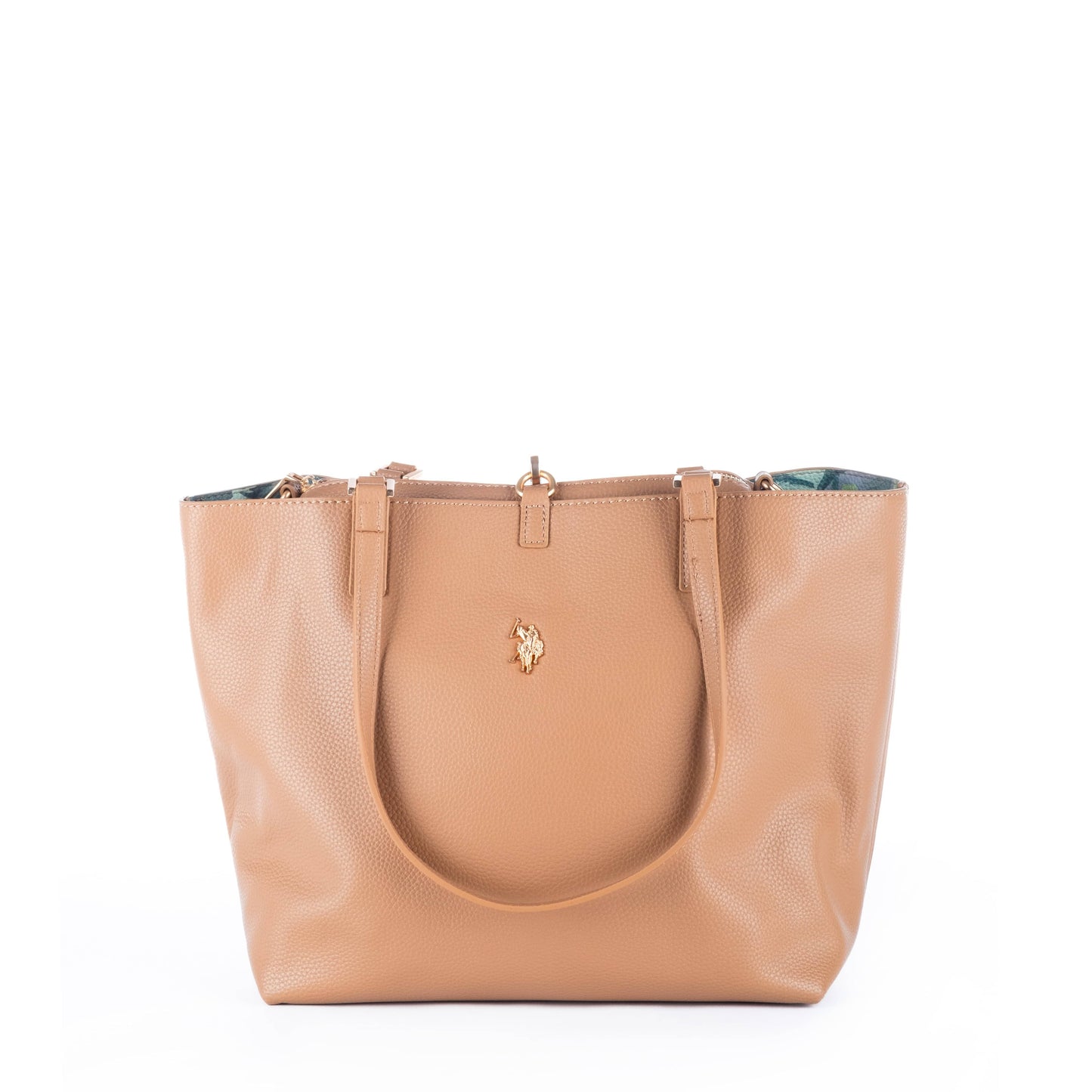 Bolsa Tote Feminina US Polo Marrom Elegante