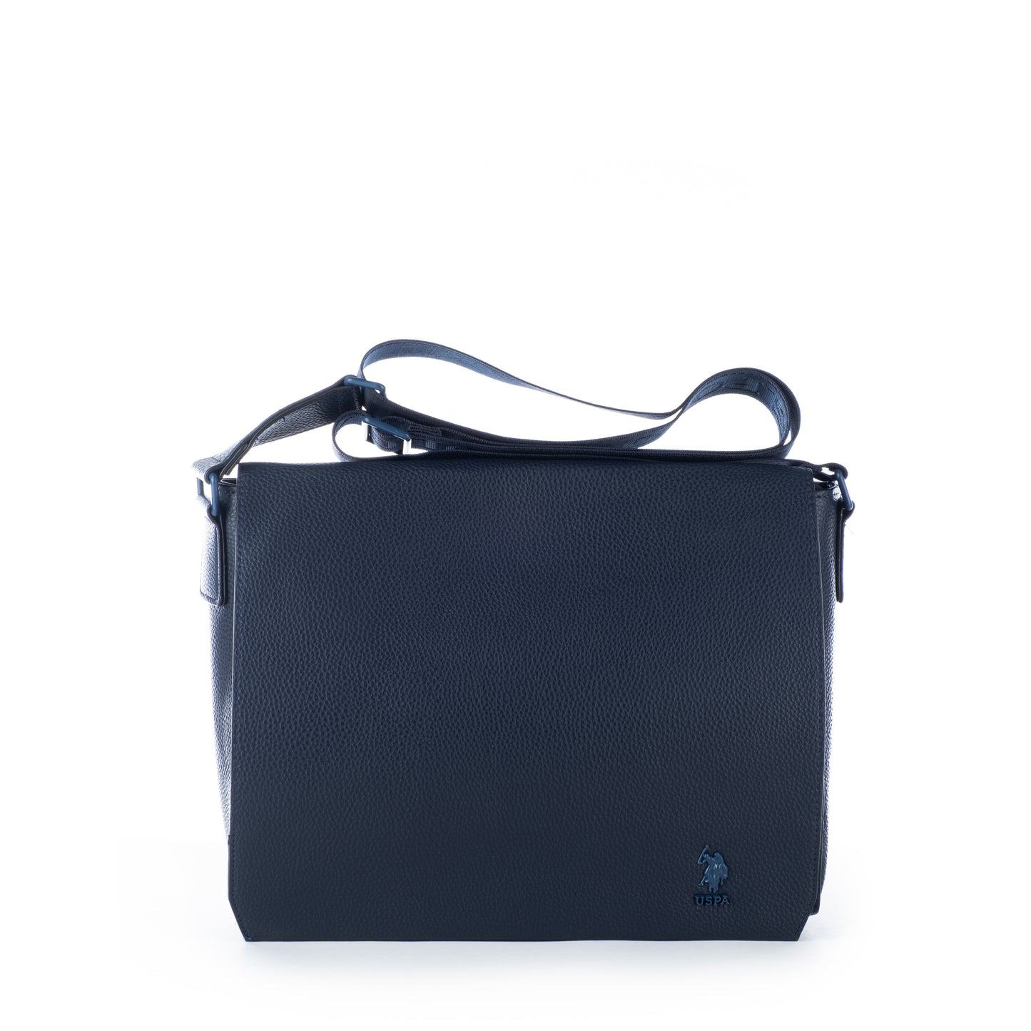 Pasta Homem US Polo Azul Marinho em Couro Sintético