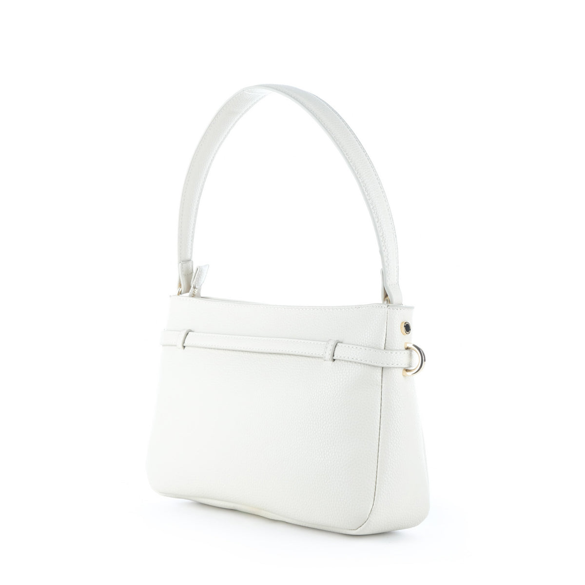 Bolsa de Ombro U.S. Polo Assn. Branca com Fivela Dourada