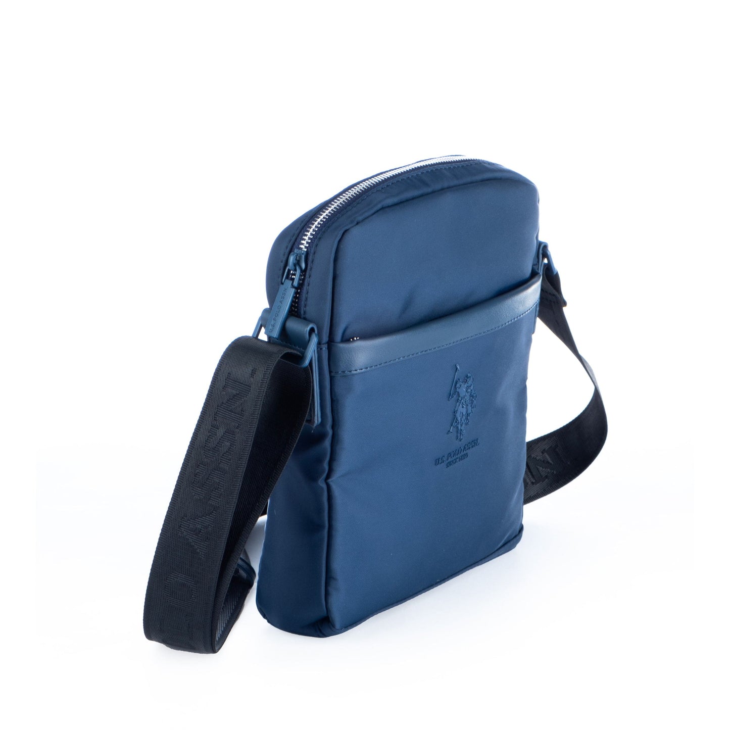 Bolsa Tiracolo Homem US Polo em Tecido Azul com Alça Ajustável