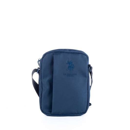 Bolsa Tiracolo Homem US Polo em Tecido Azul com Alça Ajustável