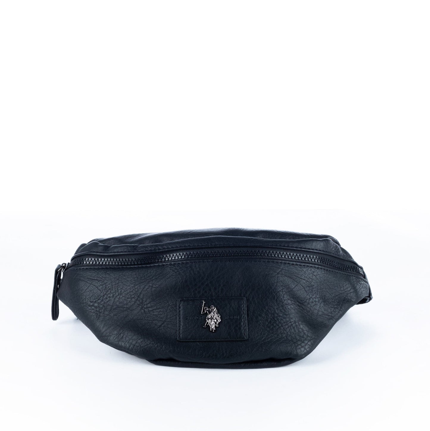 Bolsa Cintura Unissexo US Polo em Pele Preta