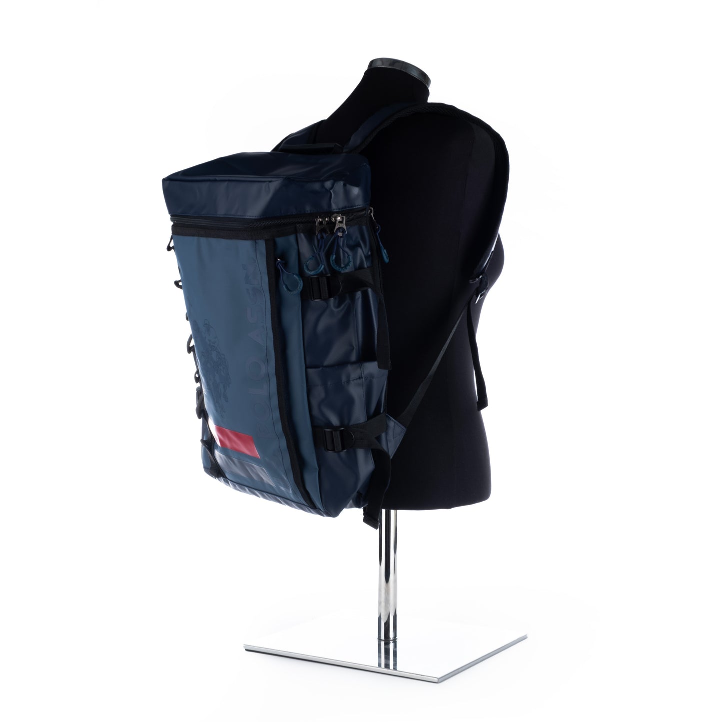 Mochila Homem Us Polo Azul com Detalhes Modernos