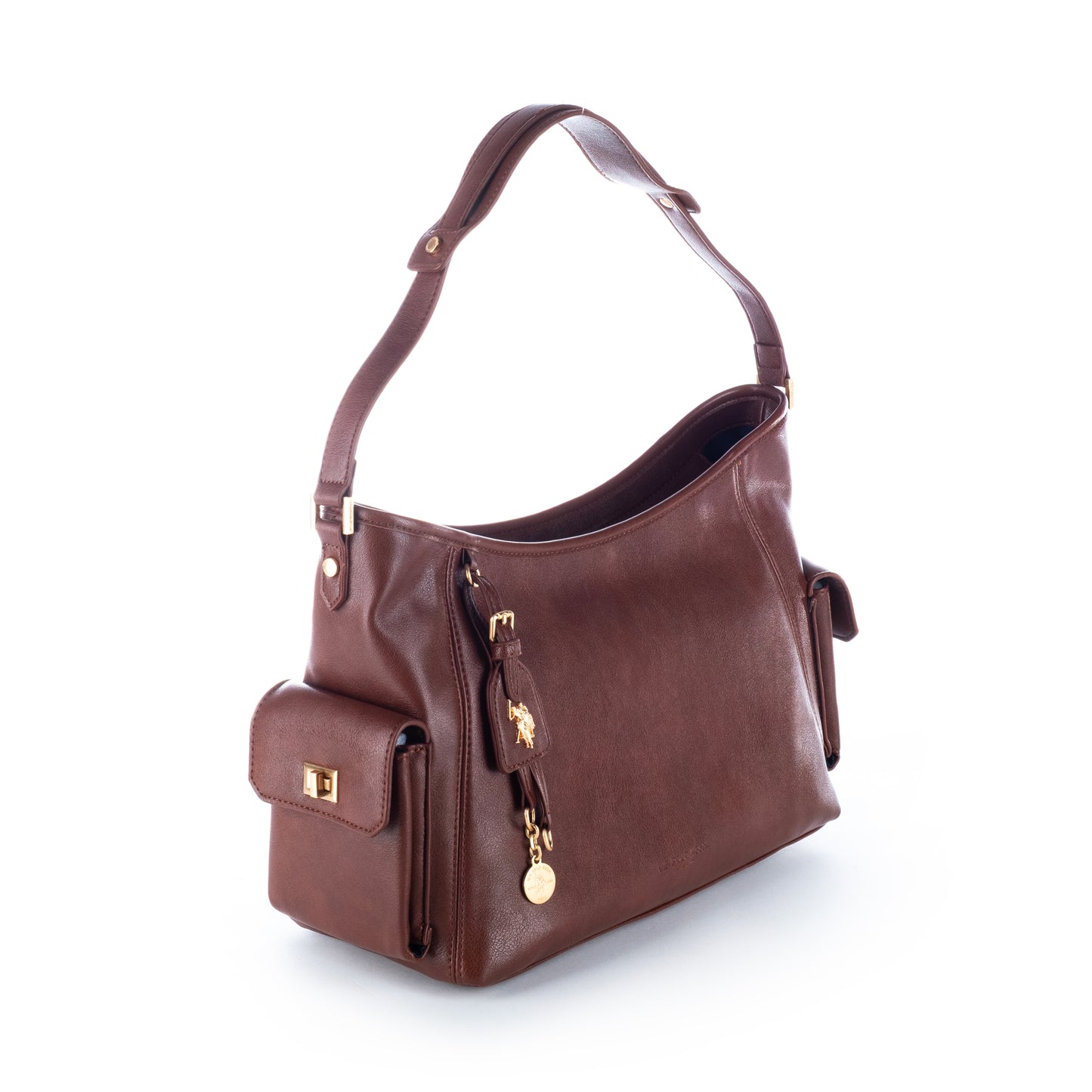 Bolsa Ombro Mulher US Polo em Castanho