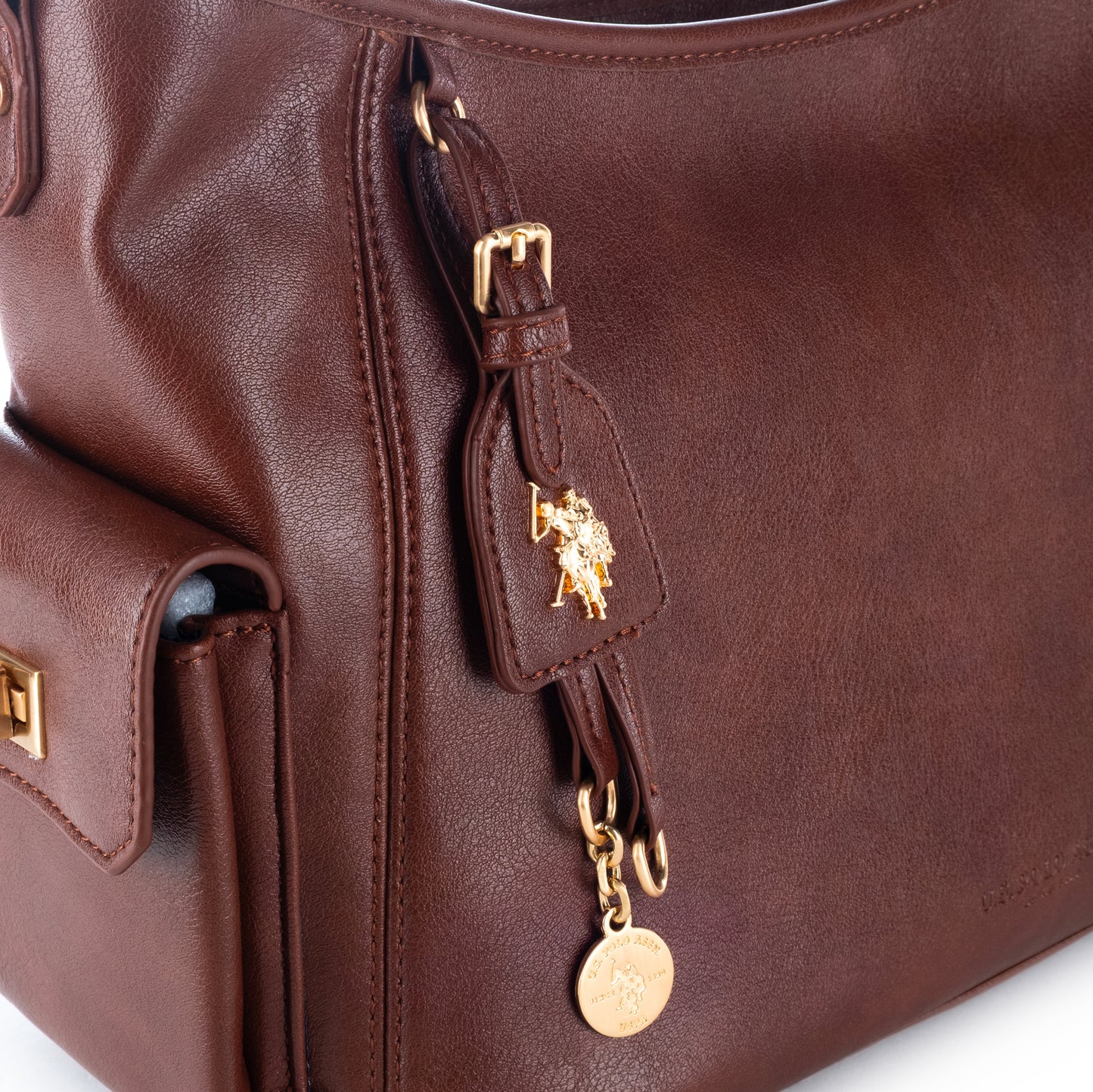 Bolsa Ombro Mulher US Polo em Castanho