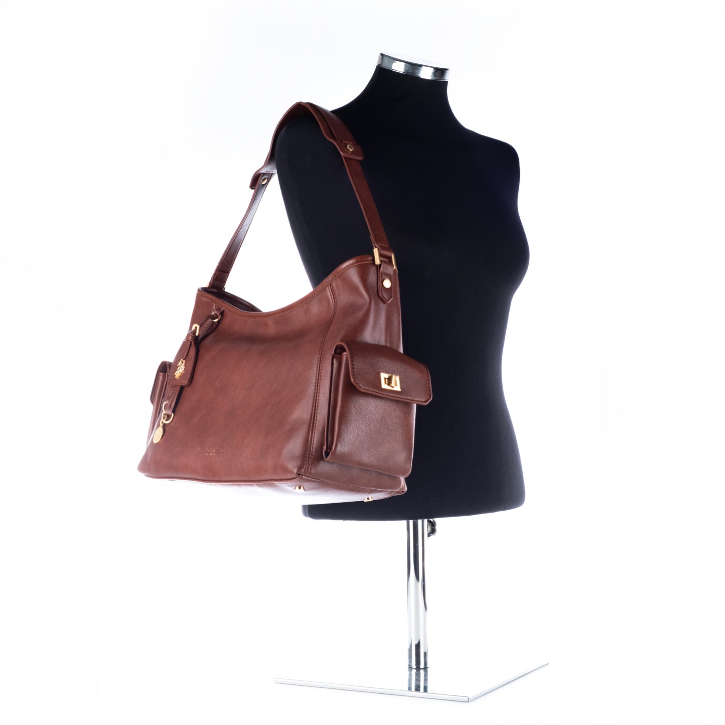 Bolsa Ombro Mulher US Polo em Castanho