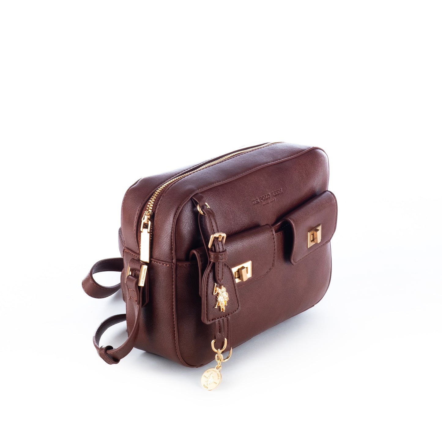 Bolsa Tiracolo US Polo Marrom - Elegância e Estilo