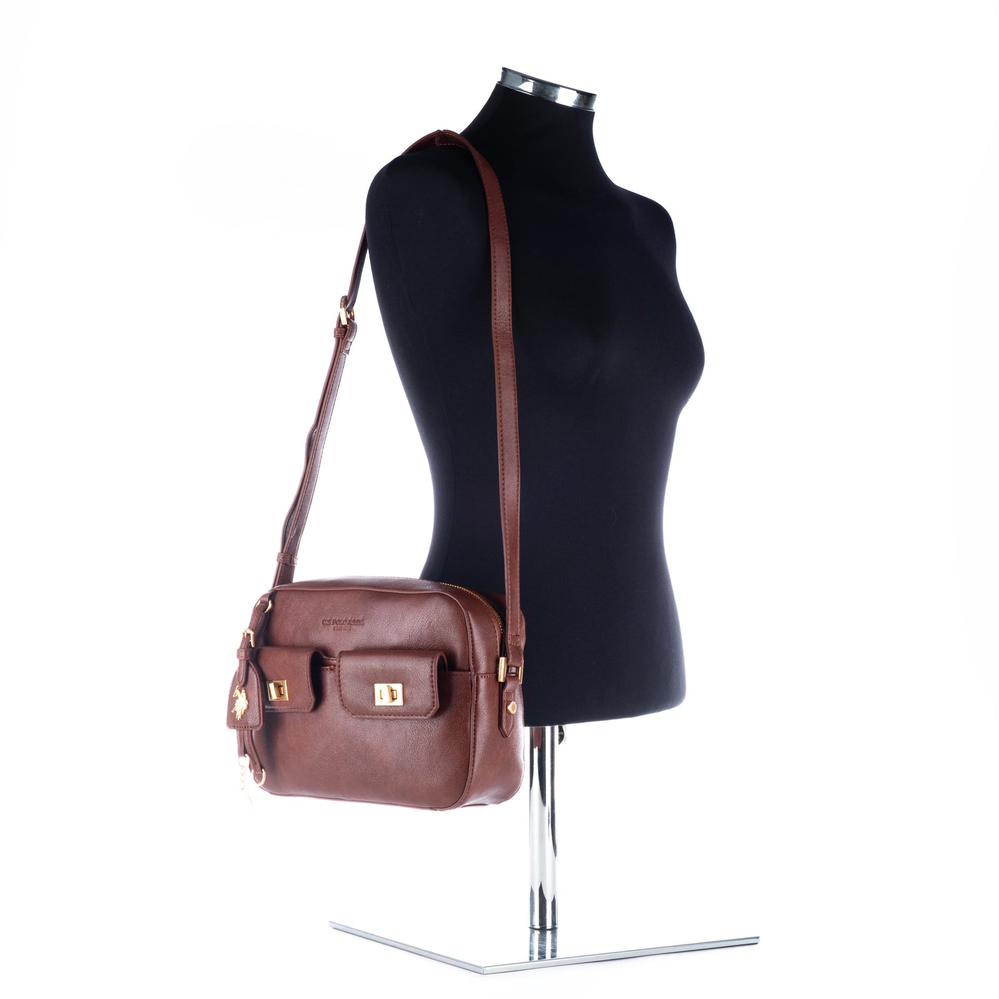 Bolsa Tiracolo US Polo Marrom - Elegância e Estilo