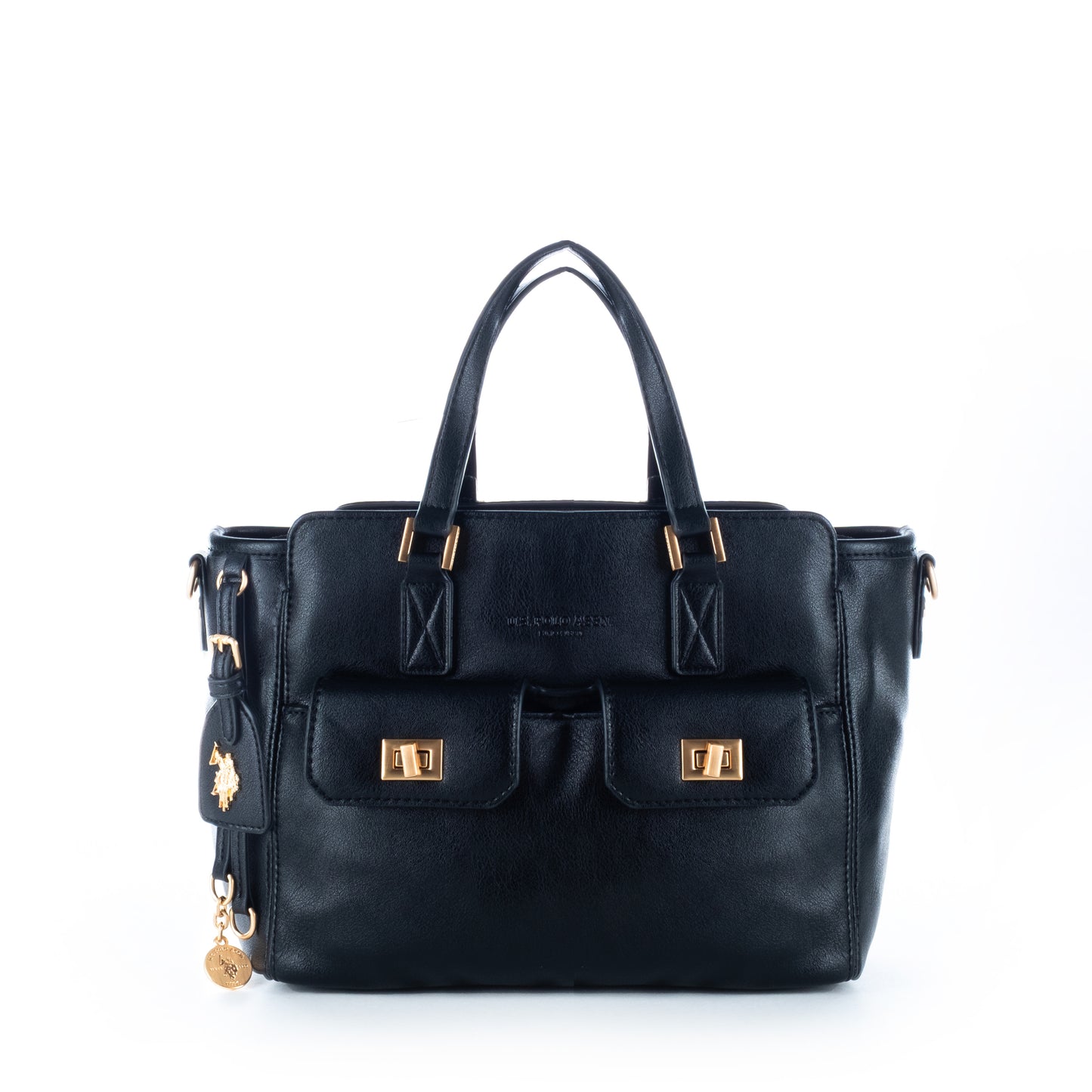 Bolsa Satchel Mulher US Polo em Preto