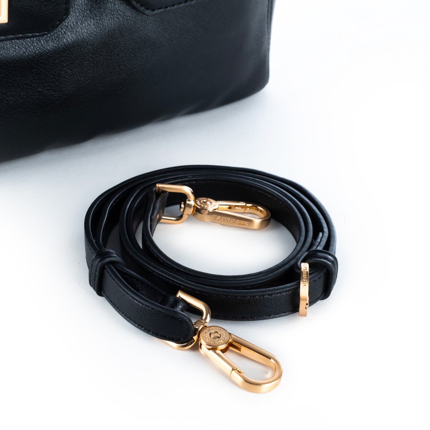 Bolsa Satchel Mulher US Polo em Preto