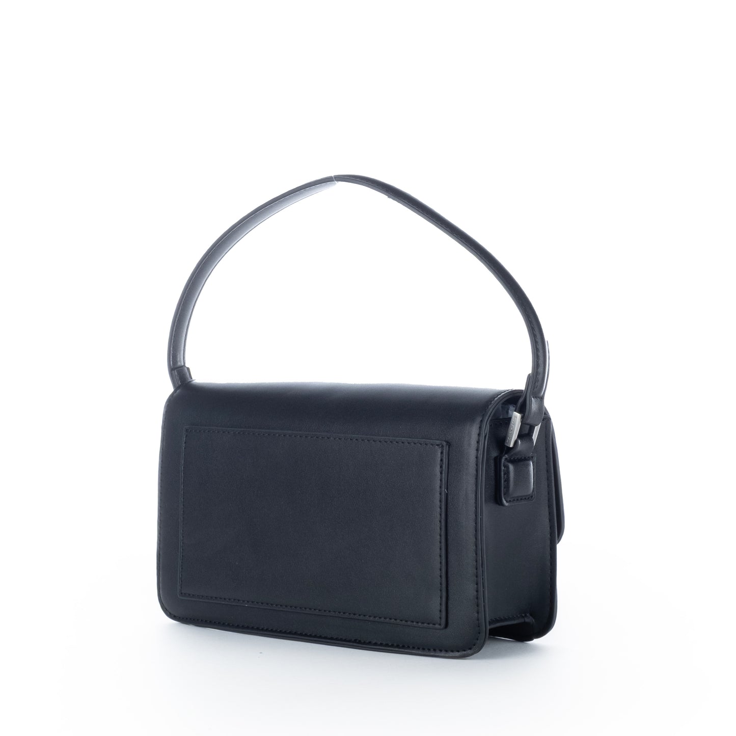Bolsa de Ombro Us Polo Preta com Detalhe Metálico