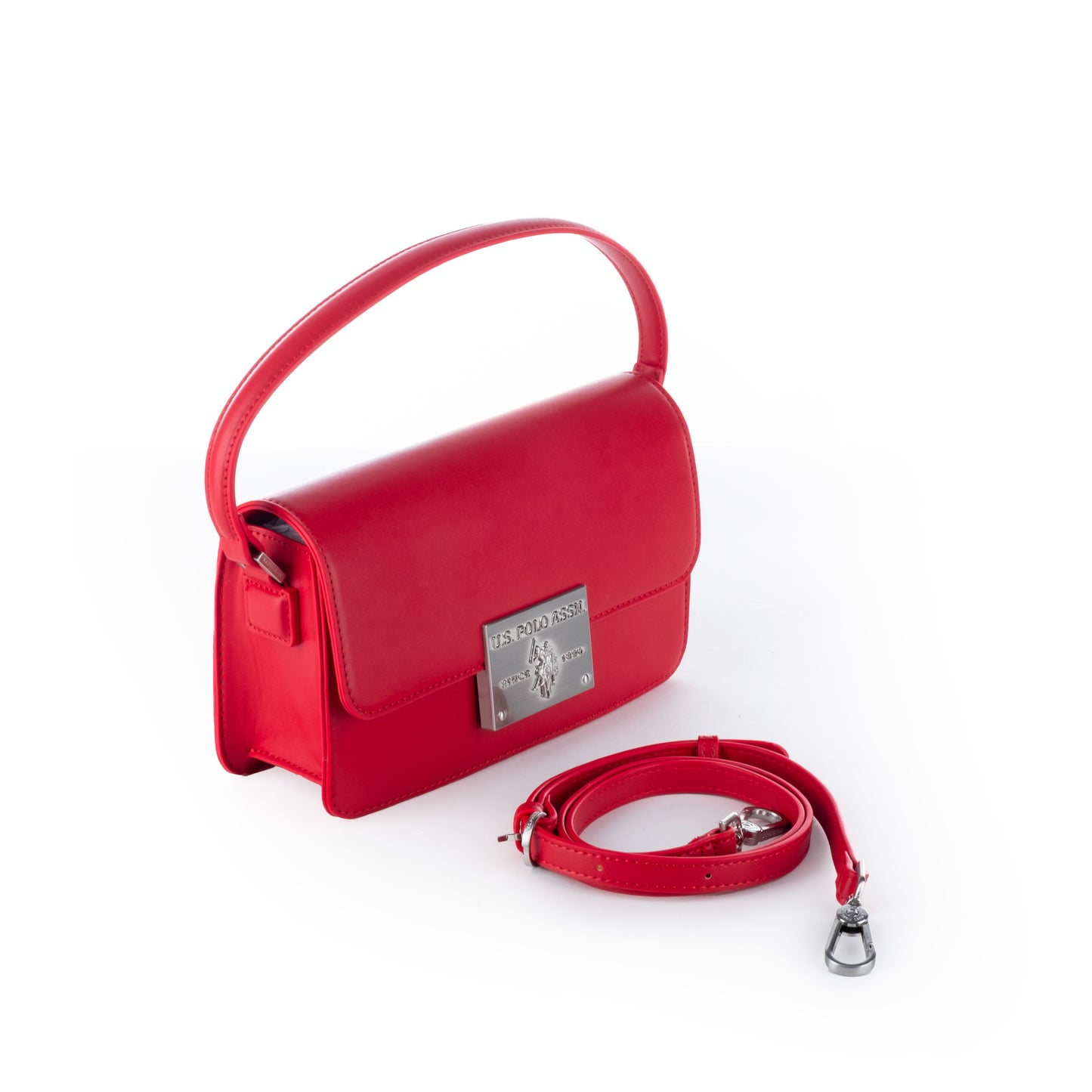 Bolsa Tiracolo Us Polo Vermelha Elegante