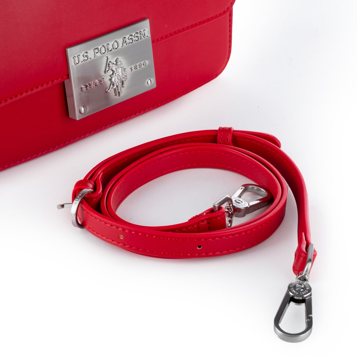 Bolsa Tiracolo Us Polo Vermelha Elegante