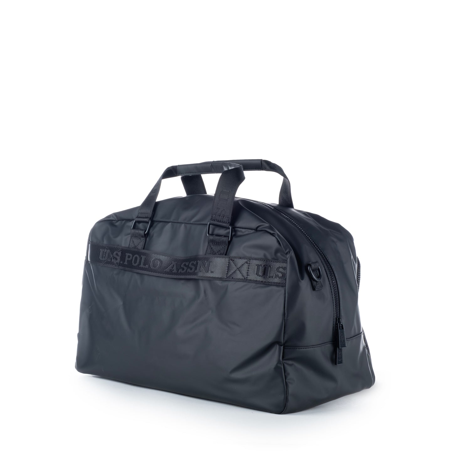 Masculino Saco US Polo Preto com Detalhes Modernos