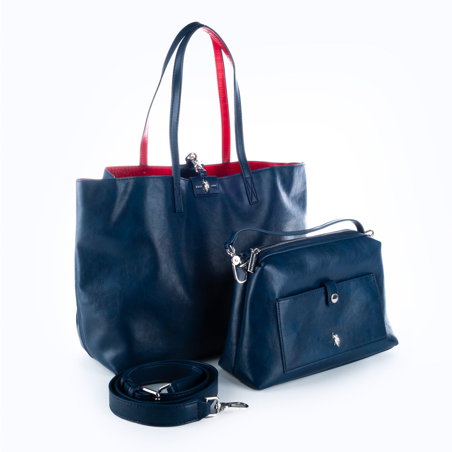 Bolsa Tote Mulher US Polo em Azul