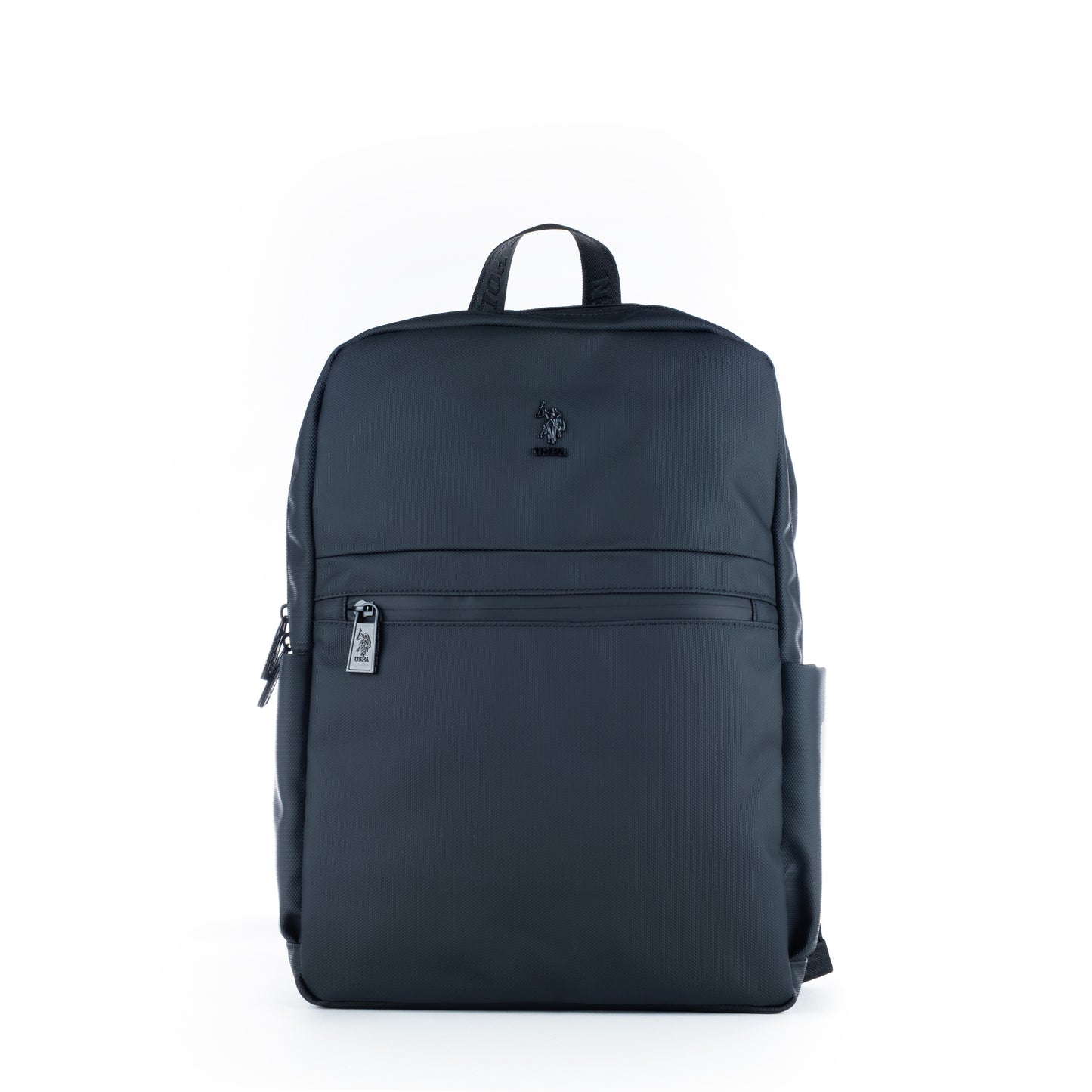 Mochila Homem U.S. Polo Assn. Preta com Bolso Frontal e Fecho de Correr