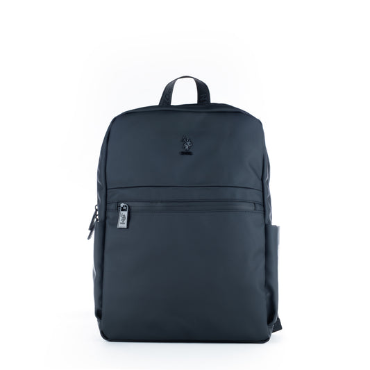 Mochila Homem U.S. Polo Assn. Preta com Bolso Frontal e Fecho de Correr