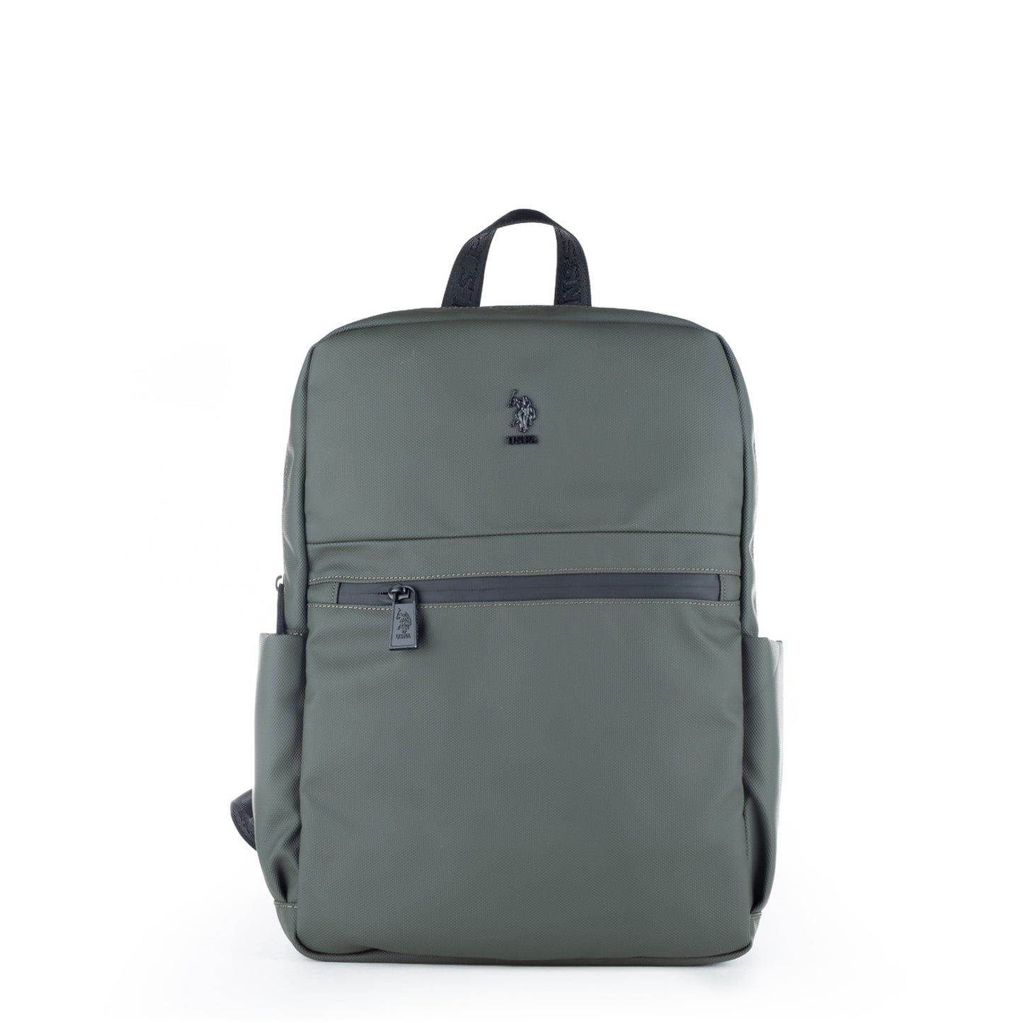 Mochila Homem U.S. Polo Assn. Verde com Bolso Frontal e Fecho de Correr