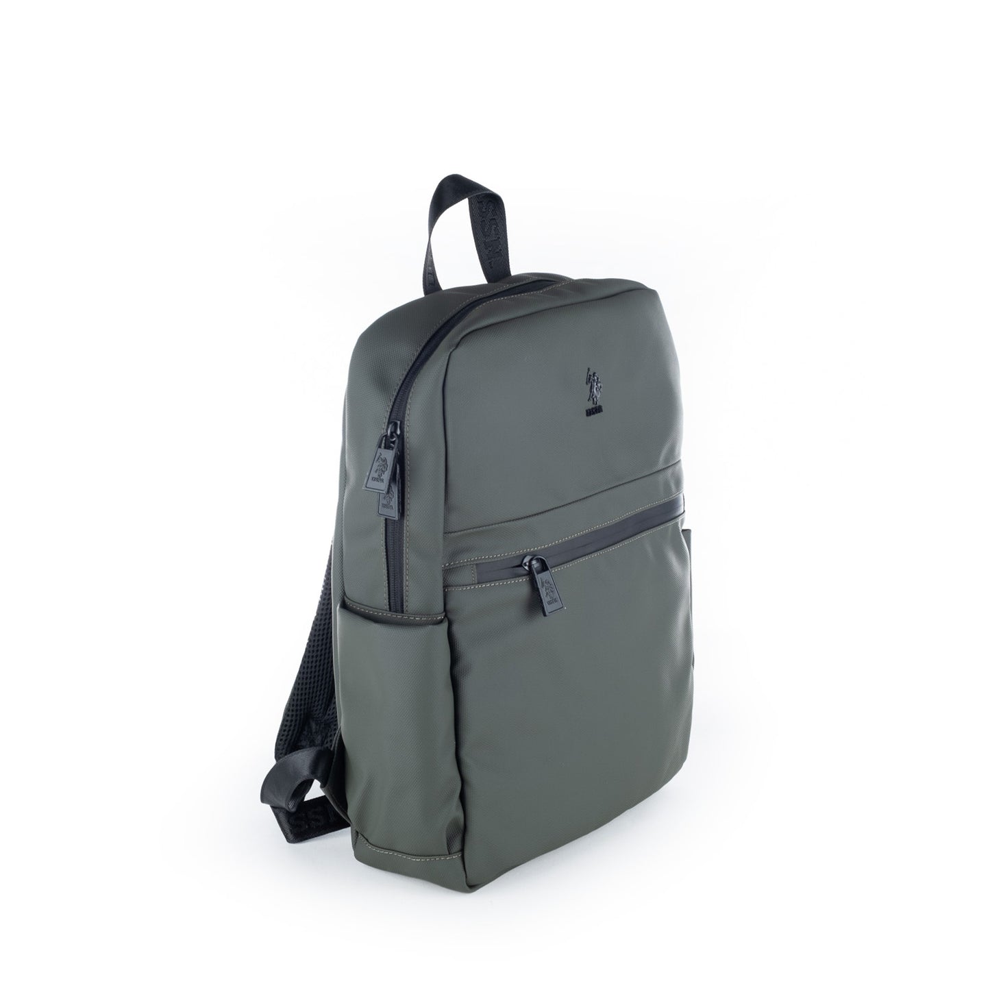 Mochila Homem U.S. Polo Assn. Verde com Bolso Frontal e Fecho de Correr