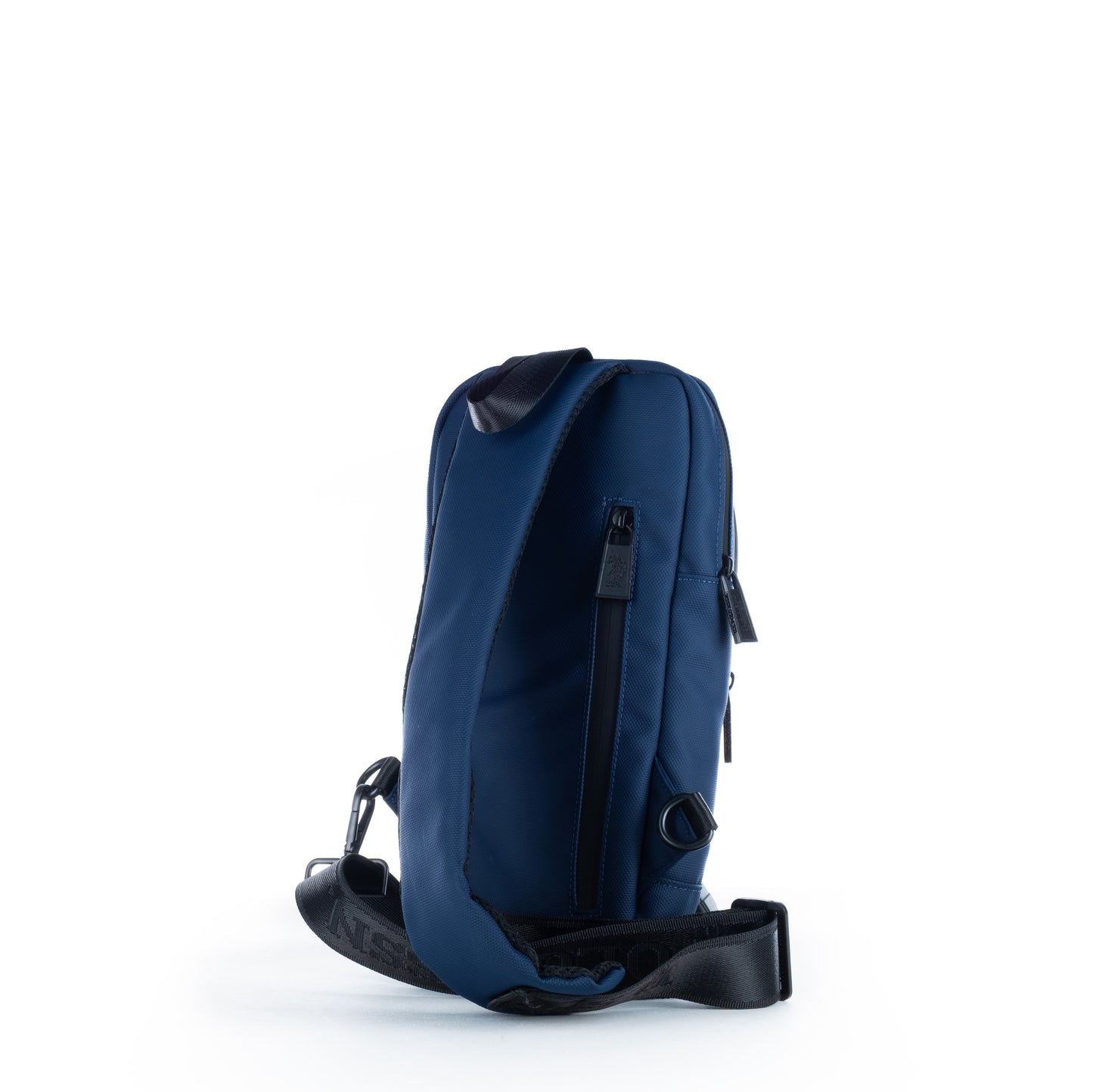 Mochila Sling Homem U.S. Polo Assn. Azul Escuro com Bolsos Frontais e Fechos de Correr