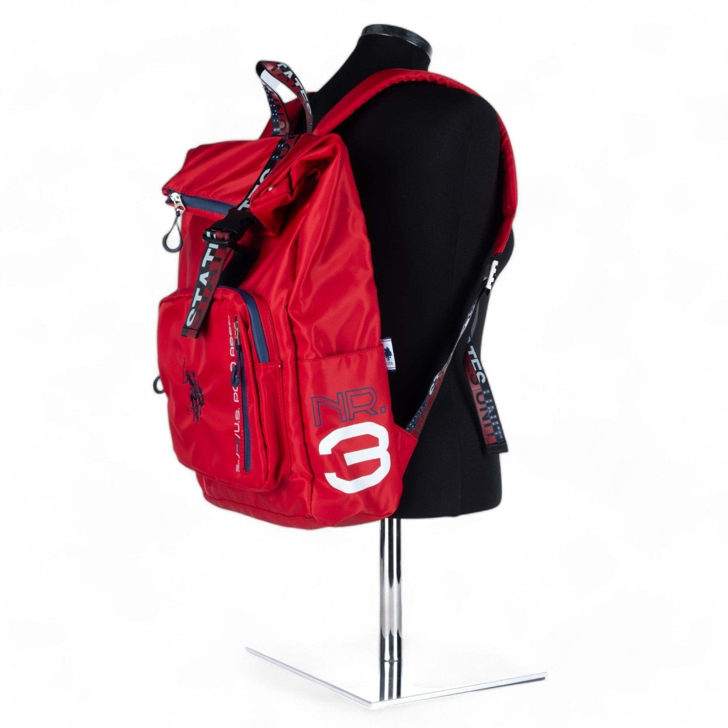 Mochila Unisexo US Polo em Vermelho
