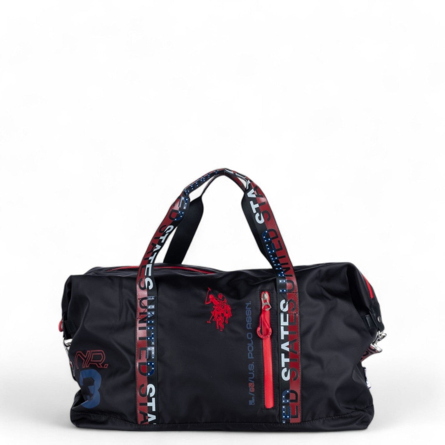 Mochila Unissexo US Polo Preta com Alças Personalizadas