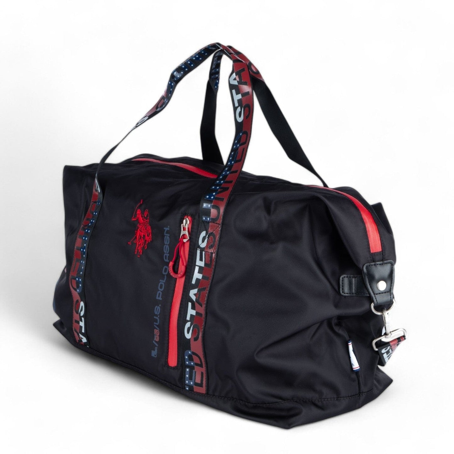 Mochila Unissexo US Polo Preta com Alças Personalizadas