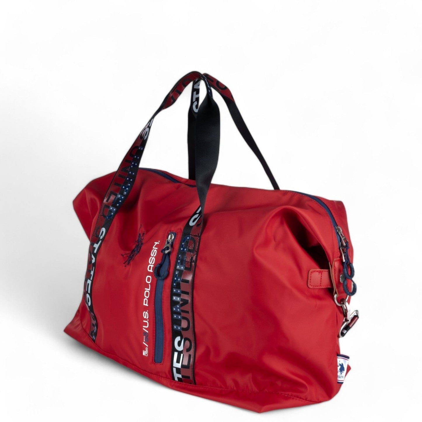 Pasta de Viagem Homem US Polo Vermelha com Detalhes Estilosos