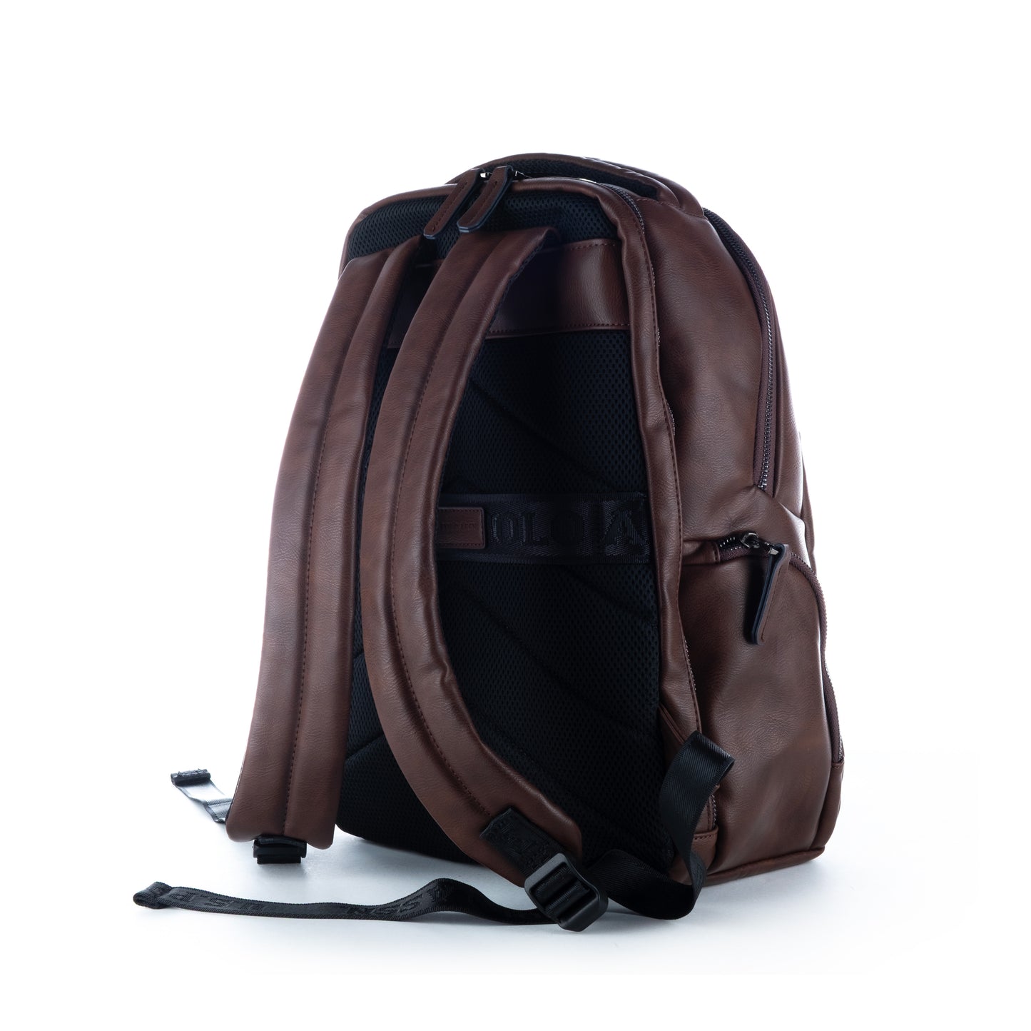 Mochila Homem Us Polo Marrom com Detalhes Modernos