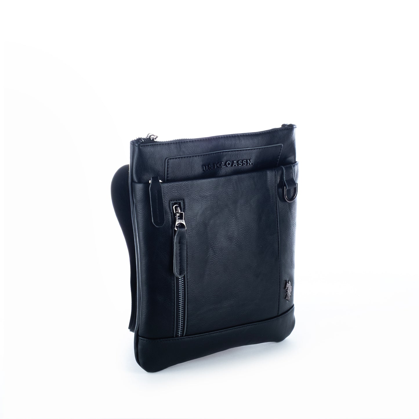 Masculino Saco US Polo Assn Preto com Fecho e Detalhes Metálicos