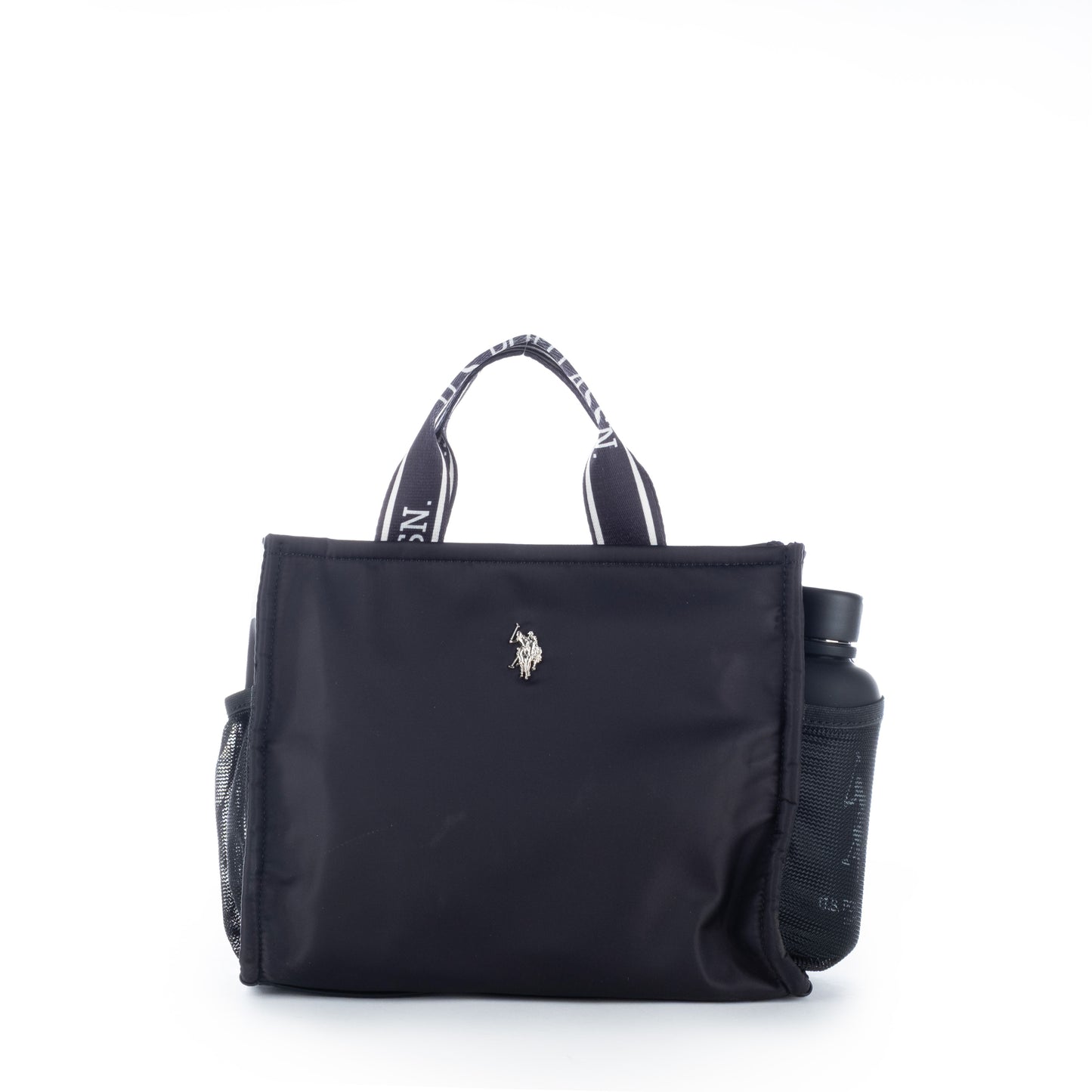 Bolsa Tiracolo US Polo Preto Detalhes Elegantes