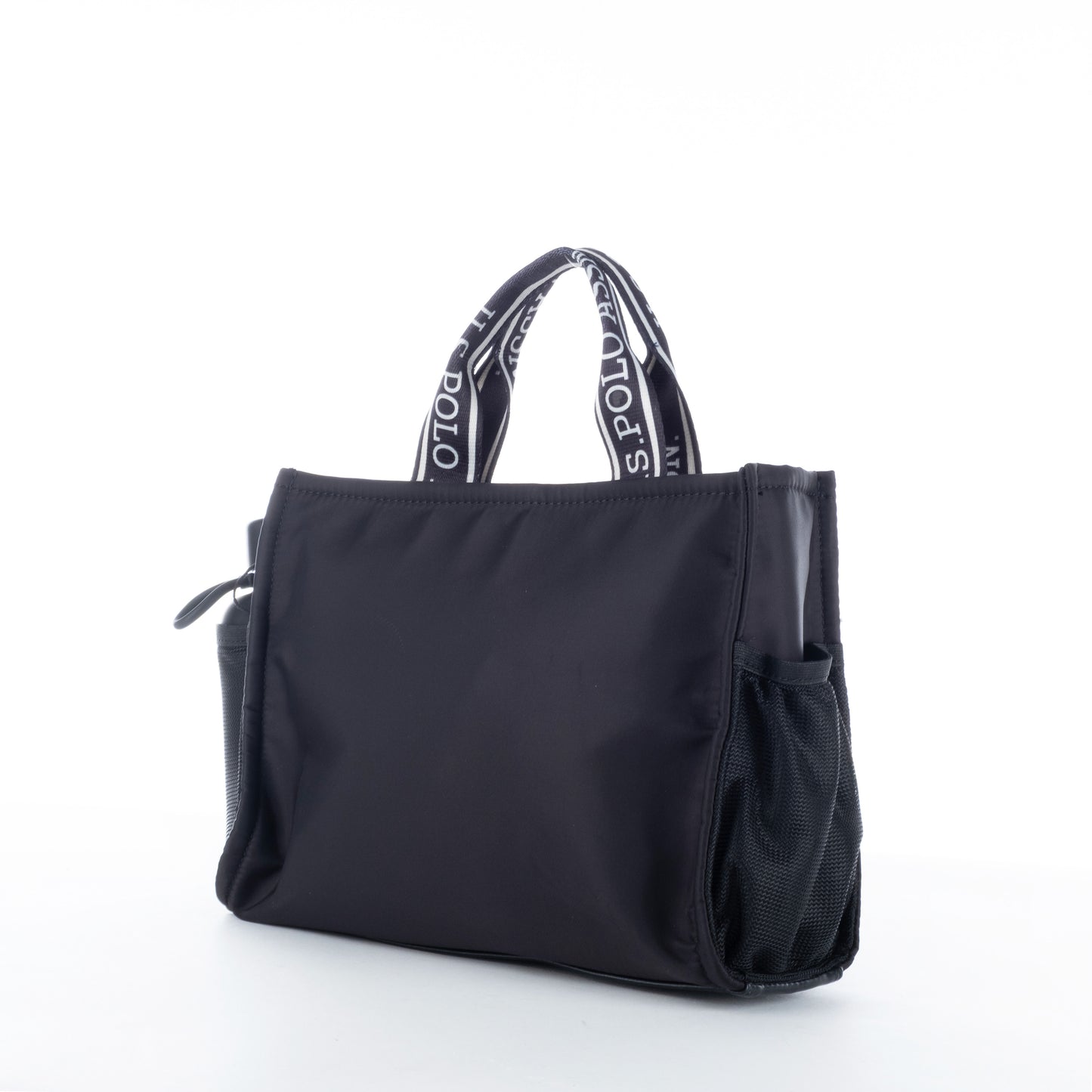 Bolsa Tiracolo US Polo Preto Detalhes Elegantes