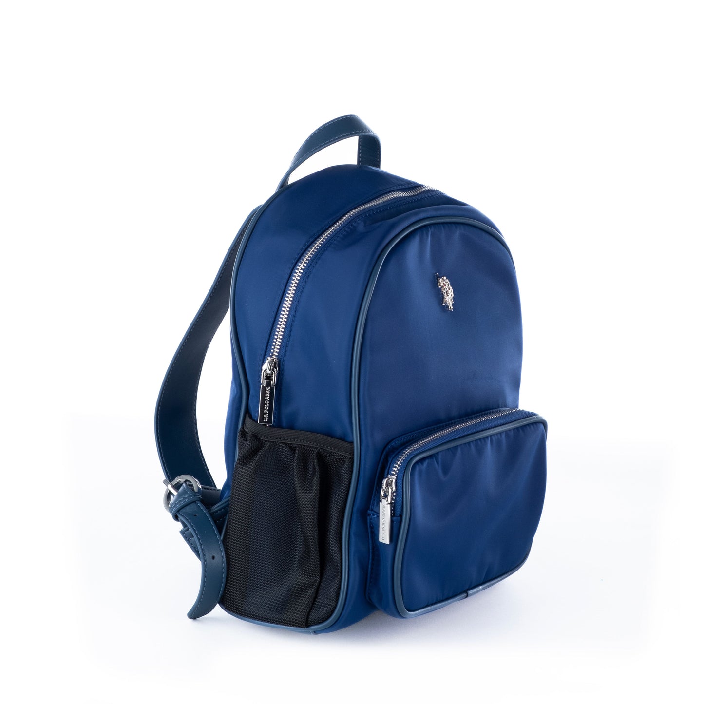 Mochila Unisexo US Polo Azul com Detalhes Funcionais